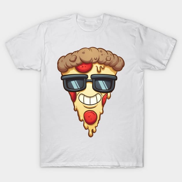 Cool pizza T-Shirt by memoangeles